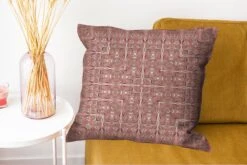 Sierkussens - Kussentjes Woonkamer - 60x60 Cm - Patronen - Vloerkleed - Roze -Pillowmonkey 1200x802 237