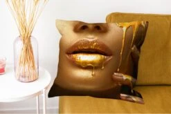 Sierkussen - Kussens Vrouw Verf - Goud - 50 Cm X 50 Cm 19 Sierkussen - Kussens Vrouw Verf - Goud - 50 Cm X 50 Cm -Pillowmonkey 1200x802 249