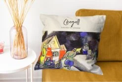 Sierkussens - Kussentjes Woonkamer - 50x50 Cm - Chagall - Winter In Vitebsk - Schilderij 12 Sierkussens - Kussentjes Woonkamer - 50x50 Cm - Chagall - Winter In Vitebsk - Schilderij -Pillowmonkey 1200x802 266
