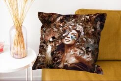 Sierkussens - Kussentjes Woonkamer - 60x60 Cm - Luxe - Vrouw - Dieren - Vlinders - Vogels 12 Sierkussens - Kussentjes Woonkamer - 60x60 Cm - Luxe - Vrouw - Dieren - Vlinders - Vogels -Pillowmonkey 1200x802 304