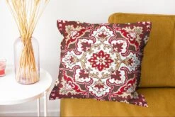 Kussenhoes 50x50 Cm - Perzisch Tapijt - Kleed - Mandala - Katoen / Polyester - Voor Binnen -Pillowmonkey 1200x802 33