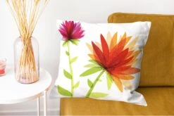 Kussenhoes 50x50 Cm - Een Abstracte Bloemdessin Tekening - Katoen / Polyester - Voor Binnen 12 Kussenhoes 50x50 Cm - Een Abstracte Bloemdessin Tekening - Katoen / Polyester - Voor Binnen -Pillowmonkey 1200x802 48