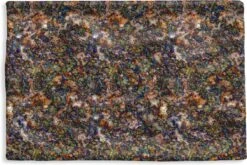 Kussenhoes 60x40 Cm - Zwart - Goud - Graniet - Patronen - Katoen / Polyester - Voor Binnen