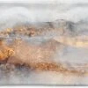Kussenhoes 60x40 Cm - Mist - Goud - Abstract - Katoen / Polyester - Voor Binnen