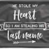 Kussenhoes 50x30 Cm - Quote ''he Stole My Heart So I Am Stealing His Last Name'' Tegen Zwarte Achtergrond - Katoen / Polyester - Voor Binnen 1 Kussenhoes 50x30 Cm - Quote ''he Stole My Heart So I Am Stealing His Last Name'' Tegen Zwarte Achtergrond - Katoen / Polyester - Voor Binnen -Pillowmonkey 1200x803 31