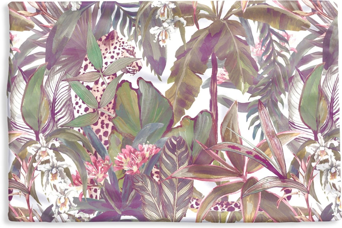 Kussenhoes 60x40 Cm - Jungle - Panter - Patronen - Katoen / Polyester - Voor Binnen 3 Kussenhoes 60x40 Cm - Jungle - Panter - Patronen - Katoen / Polyester - Voor Binnen