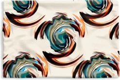 Kussenhoes 60x40 Cm - Patronen - Abstract - Verf - Katoen / Polyester - Voor Binnen