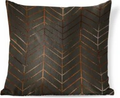 Sierkussens - Kussentjes Woonkamer - 40x40 Cm - Patronen - Luxe - Groen - Brons -Pillowmonkey 1200x979 10