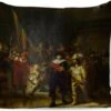Sierkussens - Kussen - De Nachtwacht - Schilderij Van Rembrandt Van Rijn - 40x40 Cm - Kussen Van Katoen