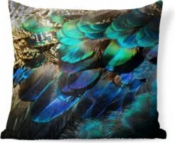 Sierkussens - Kussentjes Woonkamer - 40x40 Cm - Veren - Blauw - Groen -Pillowmonkey 1200x979 7