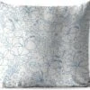Tuinkussen - Zomer - Bloemen - Blauw - 40x40 Cm - Weerbestendig -Pillowmonkey 1200x982